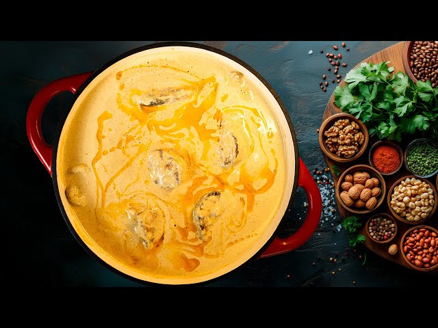 Ароматное сациви с рыбой в ореховом соусе