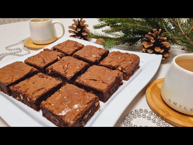 Классический брауни с орехами
