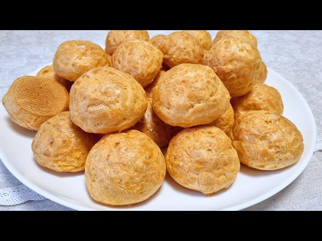 Заварные сырные булочки к чаю