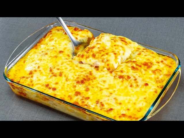 Картофельная запеканка с ветчиной и сыром
