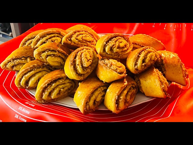 Вкуснейшая творожная выпечка с ореховой начинкой