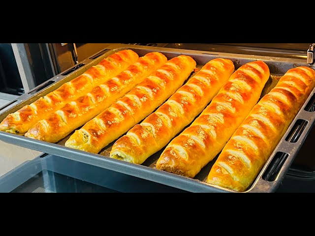 Слоёная выпечка с картофельной начинкой