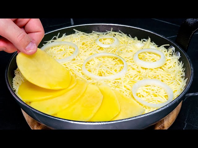 Картофельная запеканка с овощами, песто и моцареллой