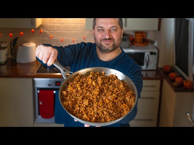 Гречка с мясом и овощами в ароматном бульоне
