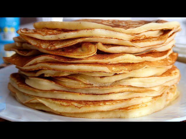 Пышные блины на кефире