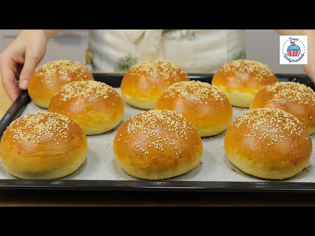 Воздушные булочки для гамбургеров и бургеров