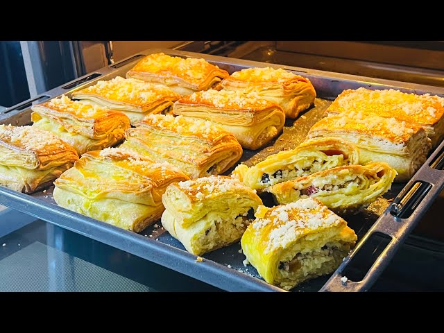 Вкуснейшая выпечка на кефире с масляной крошкой и сухофруктами