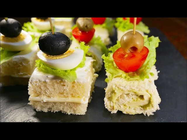 Праздничные закуски из хлеба Праздничные закуски из хлеба