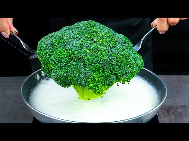 Запеканка из брокколи с сырным соусом и беконом