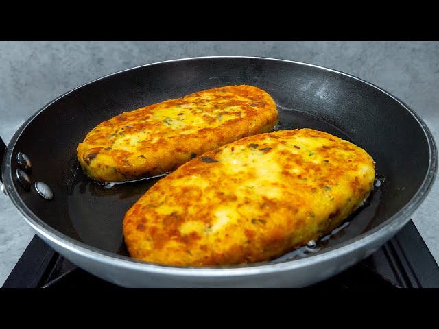 Картофельные зразы с курицей, грибами и сыром