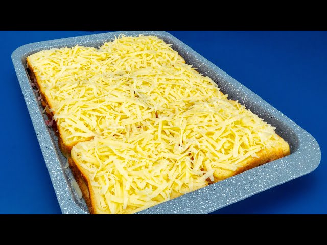 Горячие сэндвичи с сыром, ветчиной и перцем