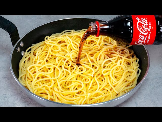 Паста с курицей и овощами в карамельном соусе из Колы