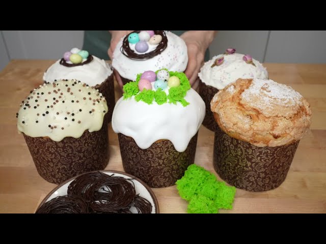 4 варианта глазури для пасхальных куличей