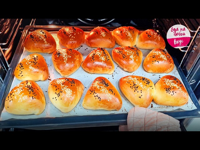 Пирожки с зелёным луком и яйцом