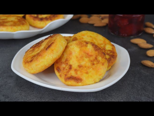 Нежные и яркие морковные сырники