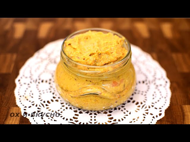 Намазка из сельди с сыром и морковью