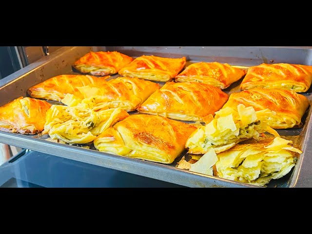 Пышные булочки с сыром и зелёным луком