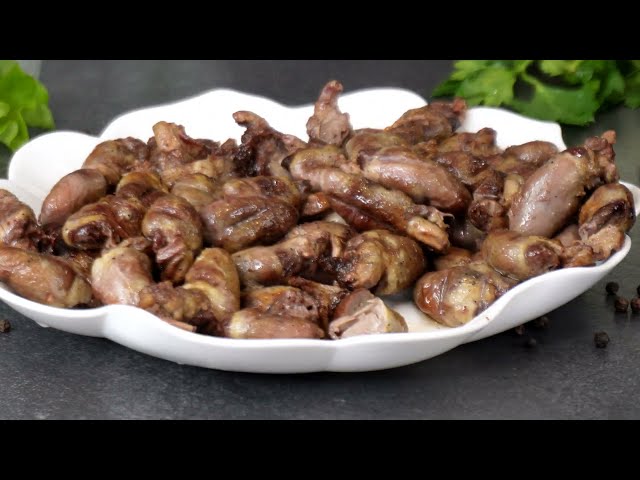 Куриные сердечки на мангале