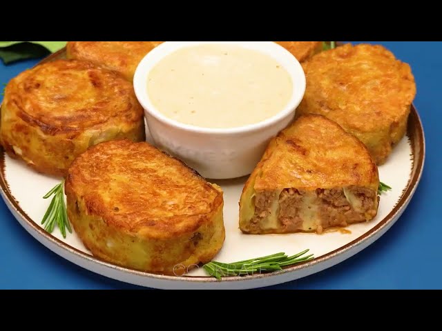 Запечённая капуста с мясным фаршем и сырным соусом