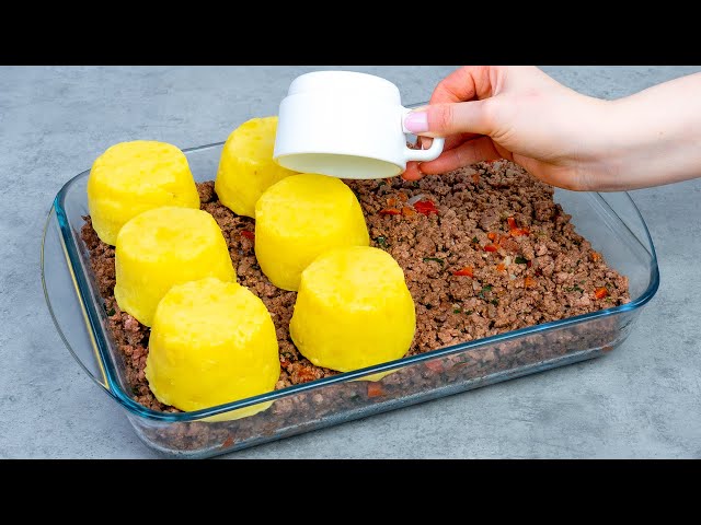 Простой и вкусный говяжий фарш с овощами и сыром чеддер
