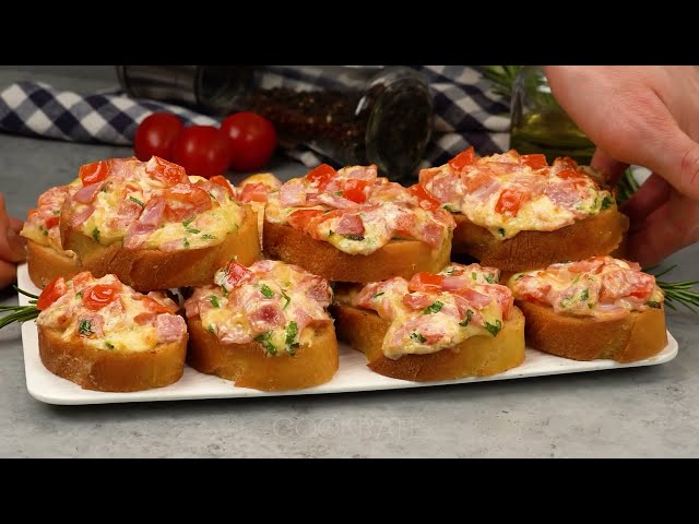Горячие бутерброды с ветчиной и сыром