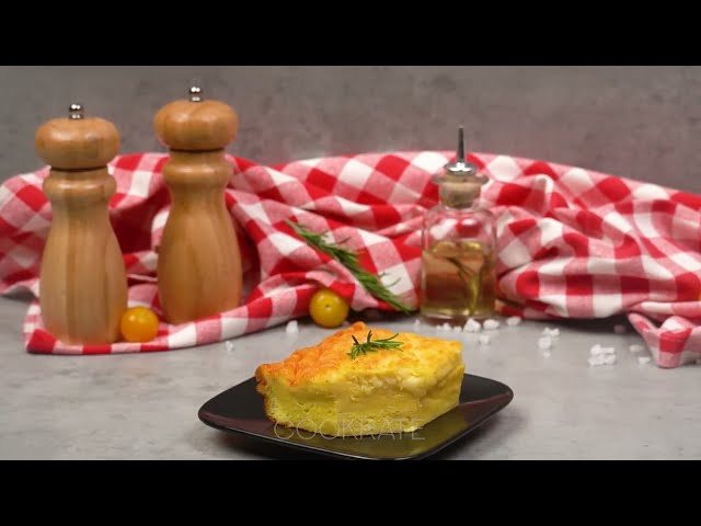 Омлет со шпинатом и свежими овощами