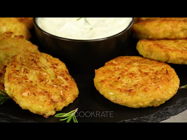 Капустные крокеты с чесночным соусом