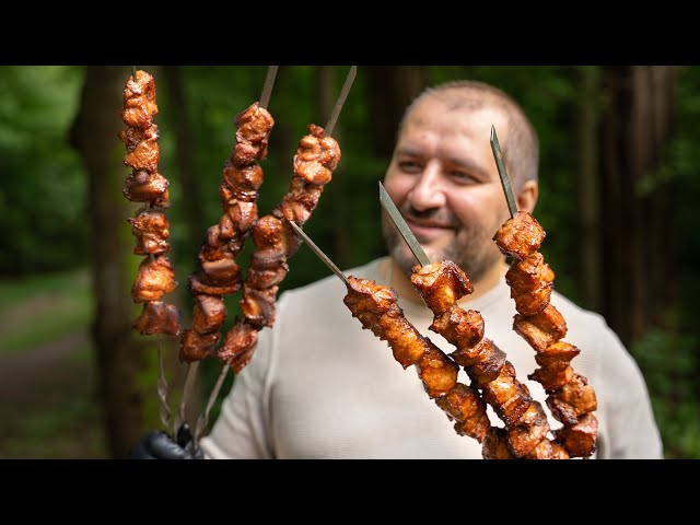 Классический шашлык из свинины