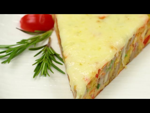 Запеканка из куриной печени с овощами и моцареллой