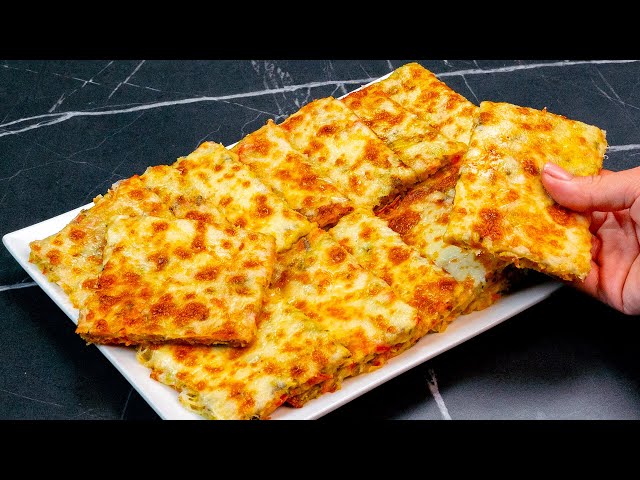 Кабачковые блины с овощной начинкой и моцареллой