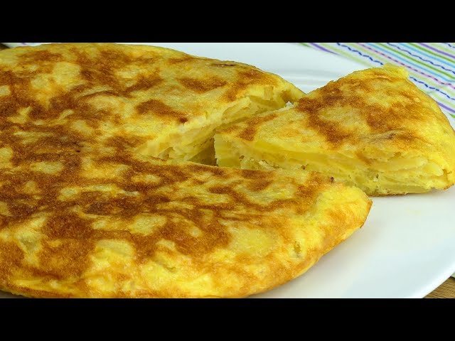 Испанская тортилья с картофелем и луком