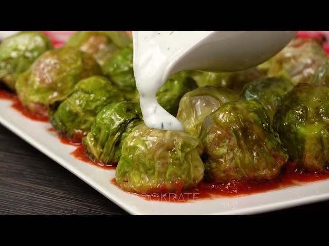 Капустная запеканка с мясным фаршем и моцареллой