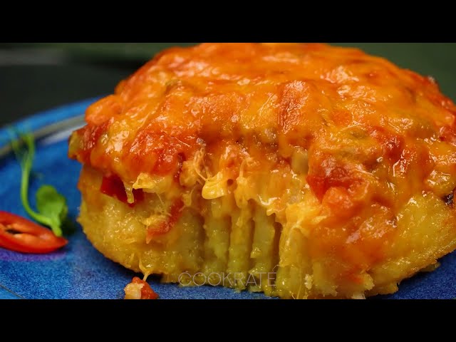 Овощная запеканка с цветной капустой и чеддером
