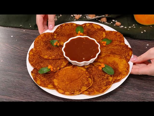 Овсяные блины с тыквой и корицей