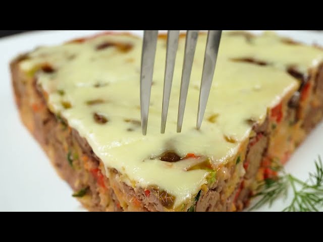 Запеканка с куриной печенью и овощами
