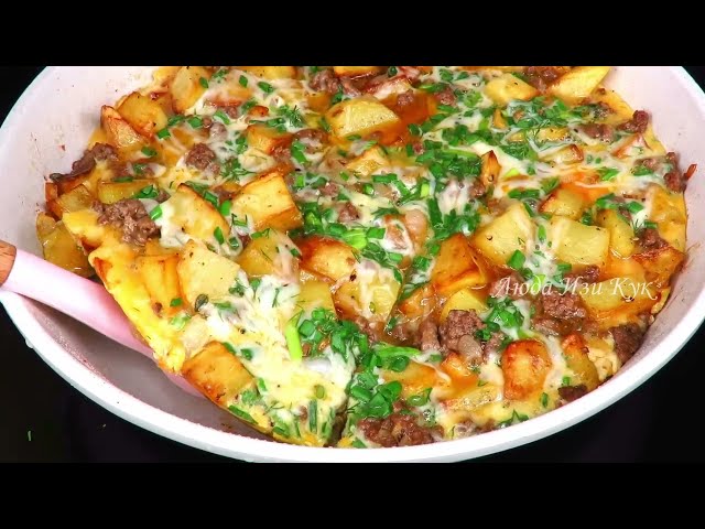 Картофельная запеканка с говяжьим фаршем