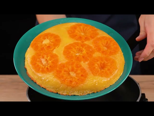 Мандариновый пирог со сливочным кремом