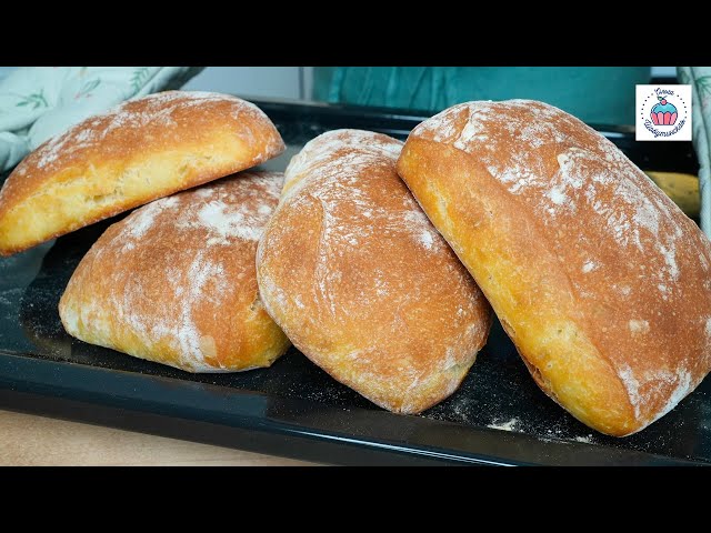 Хрустящая чиабатта - классический итальянский хлеб