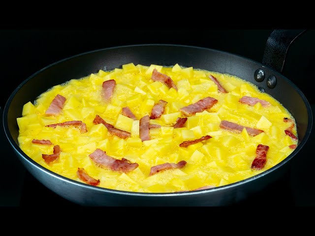 Картофельная запеканка с беконом и сырно-пивным соусом
