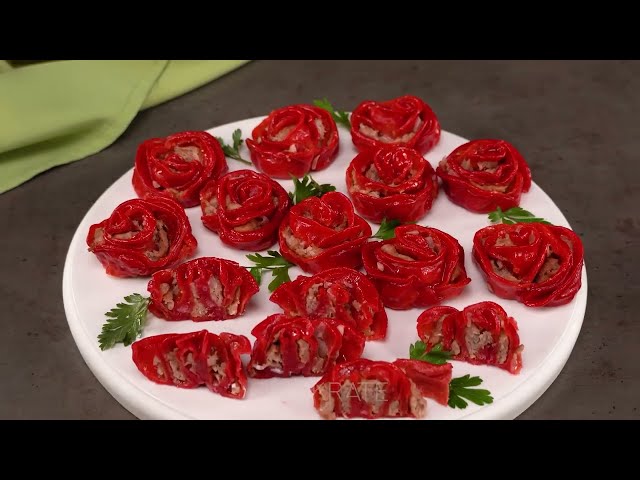 Свекла по-корейски с мясной начинкой