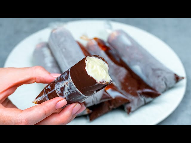 Домашнее шоколадное мороженое со сгущёнкой