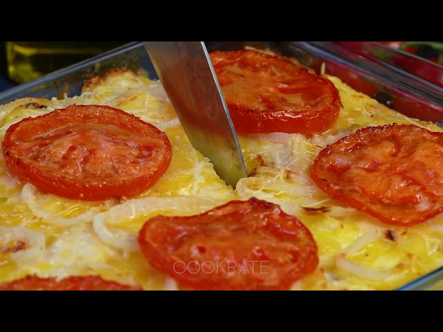 Сытная запеканка с цветной капустой, курицей и сыром