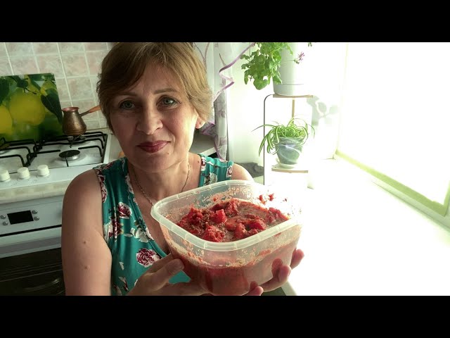 Помидоры с пряным соусом