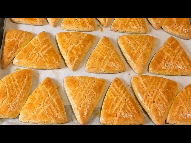 Хрустящие творожные коржики с ванилью