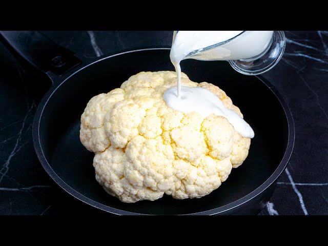 Сытная овощная запеканка с цветной капустой и грибами