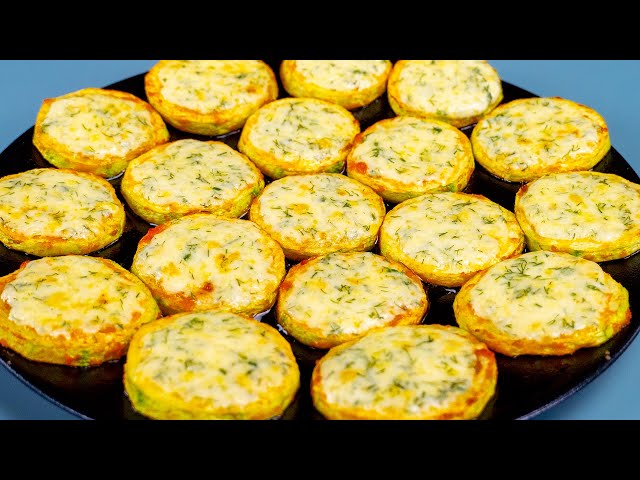 Ароматные кабачки, запечённые с сыром и чесночным соусом