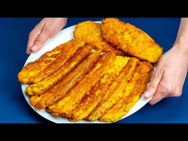Хрустящие кабачки в панировке с соусом дзадзики