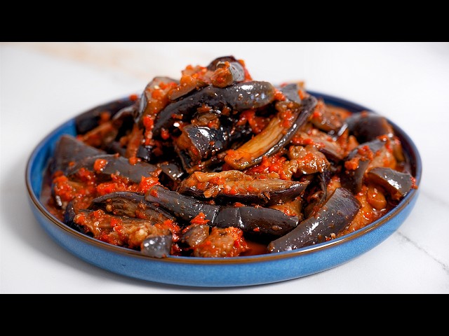 Маринованные баклажаны с перцем и чесноком