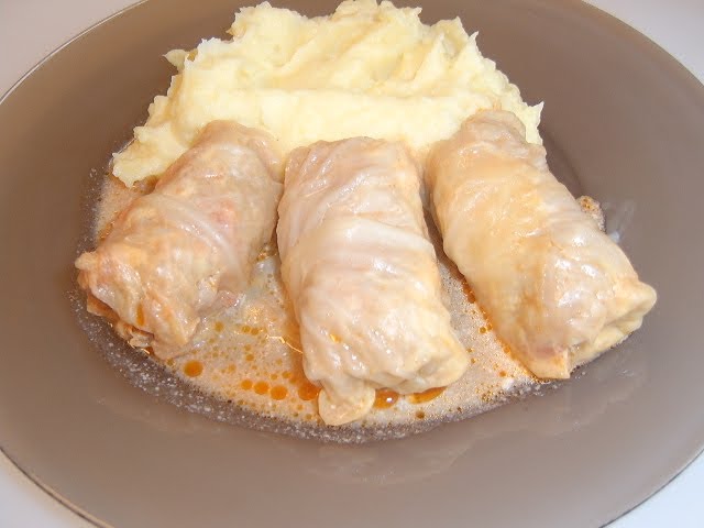 Голубцы с мясом и рисом