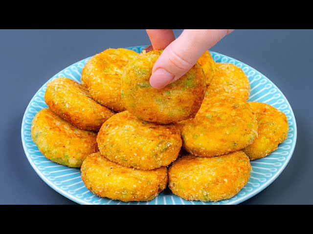 Кабачковые котлеты с сырным соусом